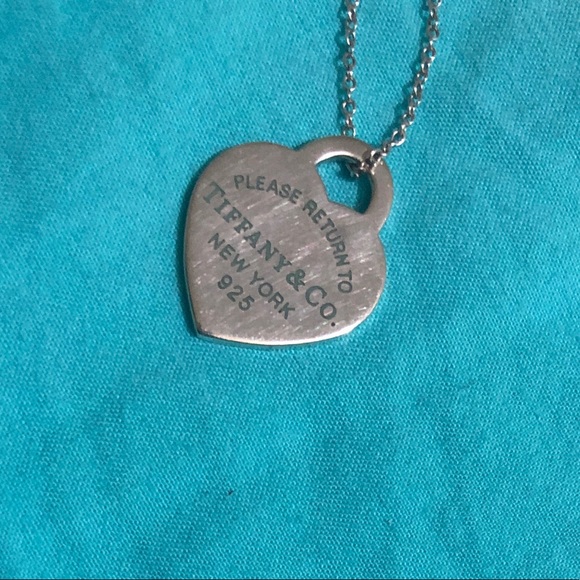 Tiffany and co RTT Blue Heart Enamel Charm Pendant Price is firm - Picture 1 of 2